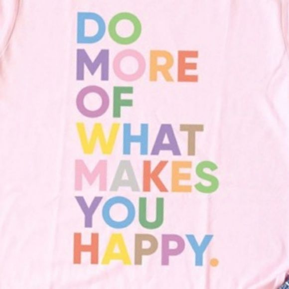 Happy Tee Rainbow Tee Dreams Tee NEW Happiness Love Pink Tee BEST SELLER - Picture 2 of 7